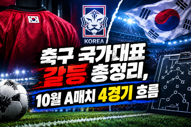 축구 국가대표 갈등 총정리, 96라인 은퇴설에 손흥민·김민재 입장은?