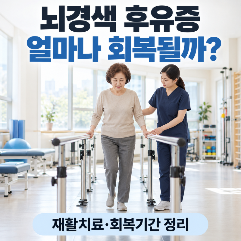 뇌경색 후유증은 얼마나 회복될까?｜재활치료와 회복기간 정리