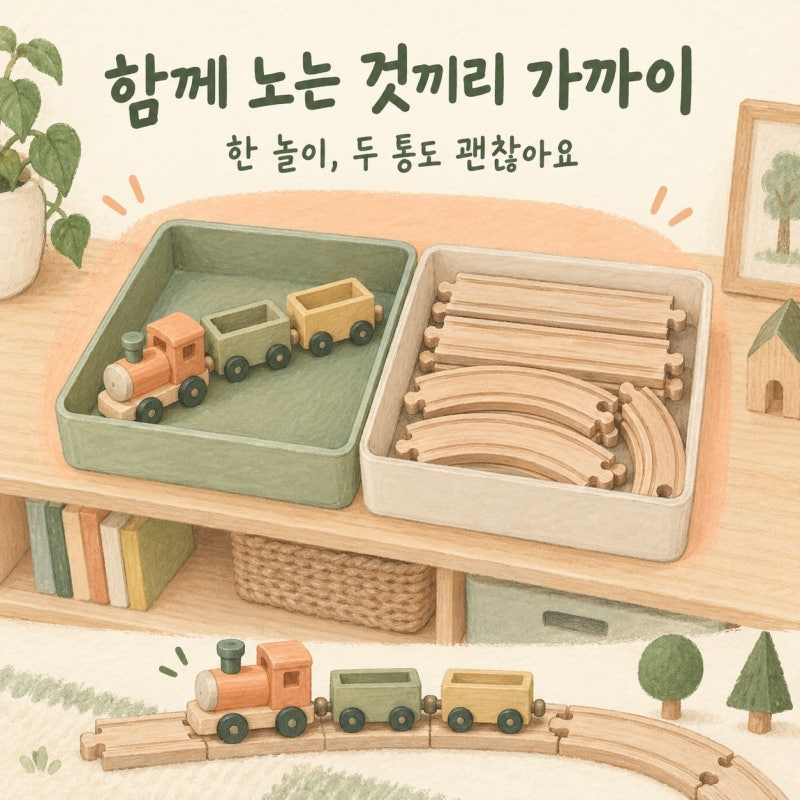 장난감정리함은 장난감 수납장에 종류별로 둘까요?