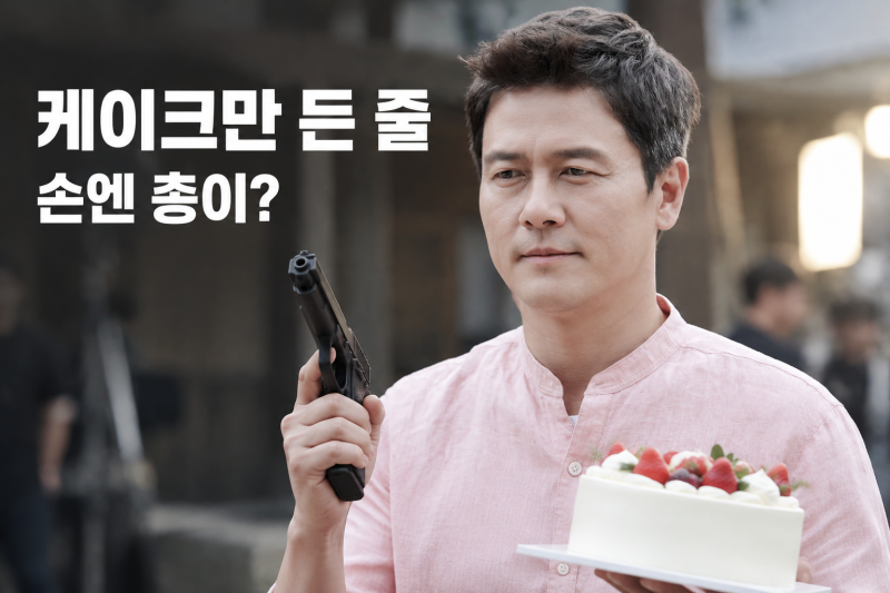 "케이크만 들고 온 게 아니었다?" 5년 만에 돌아온 감우성, 총까지 든 반전 등장