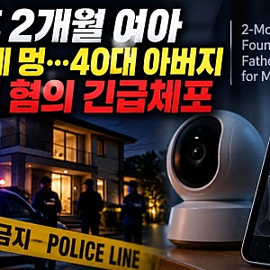 생후 2개월 딸 숨진 뒤 홈캠 영상 삭제 정황…40대 아버지 살인 혐의 긴급체포