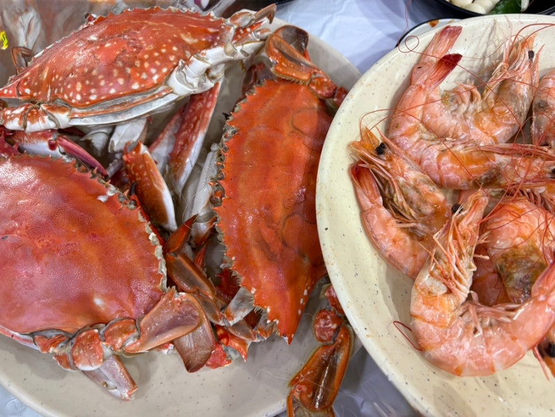 [노량진수산시장 탐방기]가을 꽃게&대하 2kg 사서 쪄 먹고 왔어요