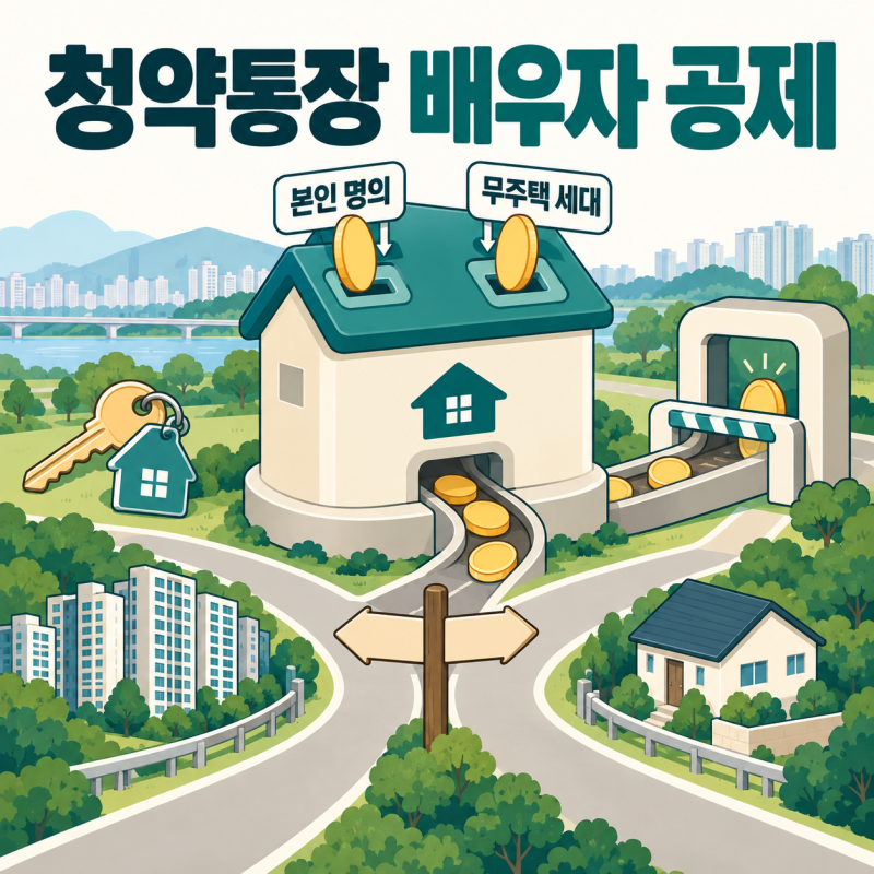 청약통장 소득공제 2026, 배우자도 받을 수 있나요