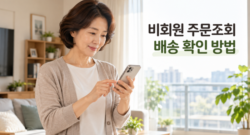 GS홈쇼핑 고객센터 비회원 주문조회 방법｜배송 확인·전화번호