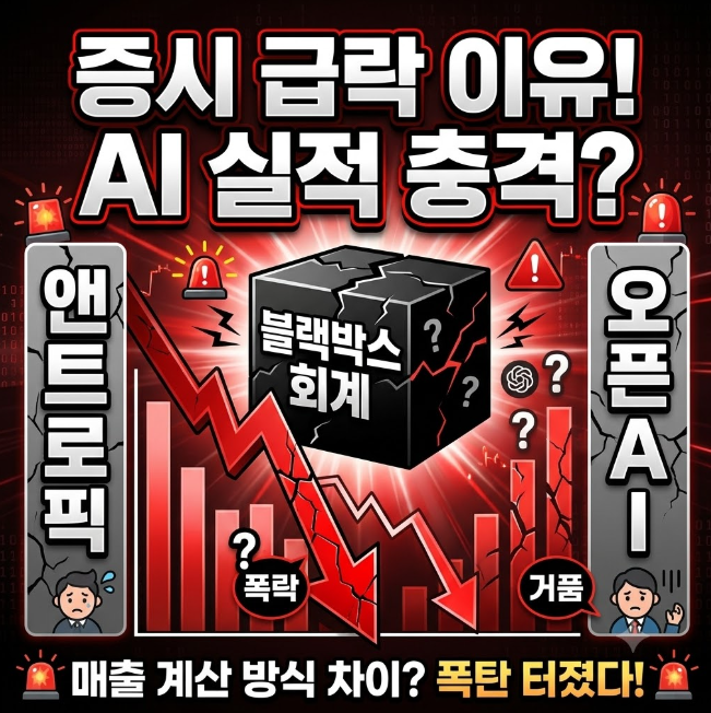 미국 증시 급락 이유? 오픈AI·앤트로픽 'AI 회계 블랙박스' 거품론 총정리