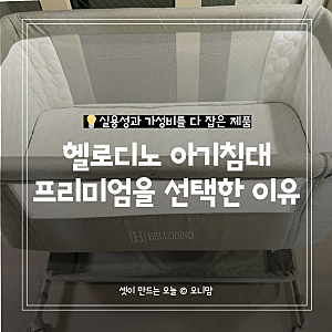 신생아 아기침대 추천, 헬로디노 아기침대 프리미엄을 선택했던 이유