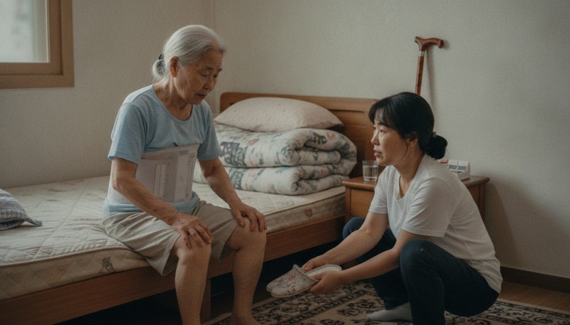 노인 척추압박골절 회복 | 누워만 계시면 안 되는 이유