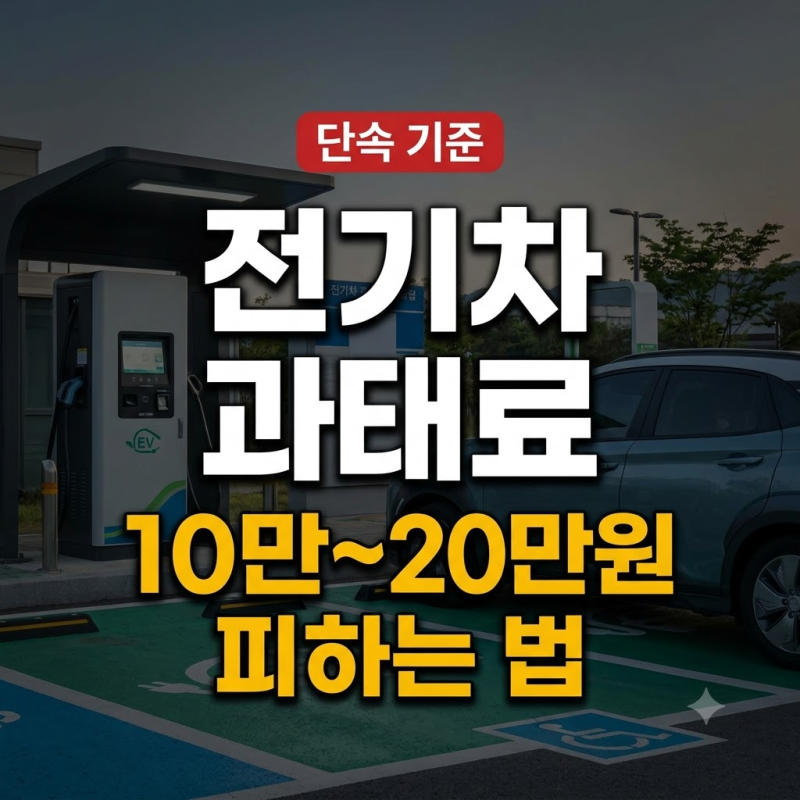전기차 충전구역 주차 과태료 10만 원? 20만 원? 단속 기준과 피하는 방법 한눈에 보기