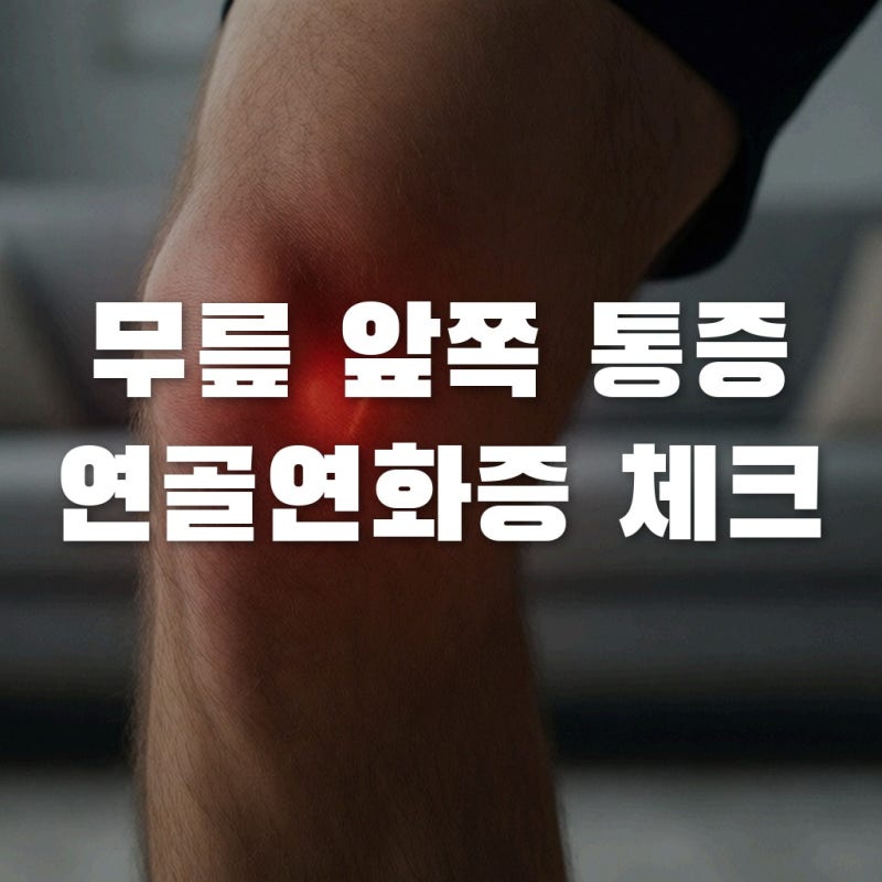 무릎앞쪽통증 단순 근육통일까? 슬개골연골연화증 증상 체크리스트