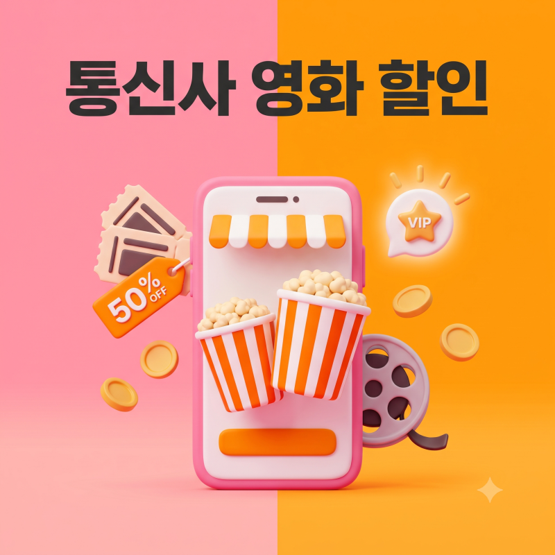 영화값 반값 꿀팁 : 통신사 멤버십으로 CGV·롯데시네마·메가박스 할인 받기