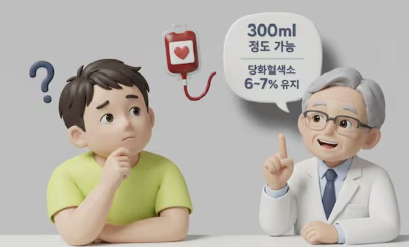 나는 헌혈을 할 수 있을까? 당뇨병 등 고질병이 있다면?