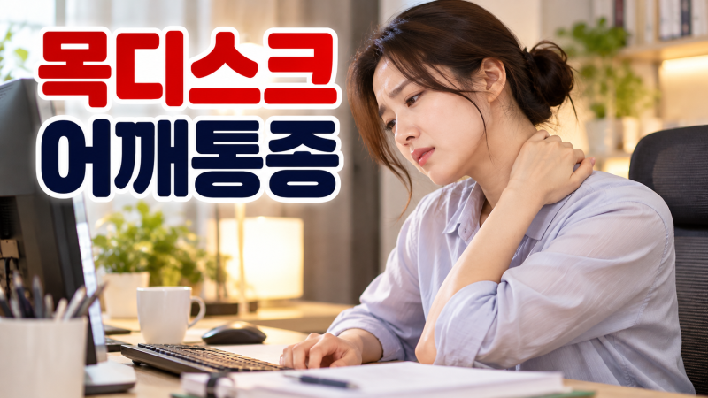 목디스크로 인한 어깨 통증 완화에 도움이 되는 생활 습관