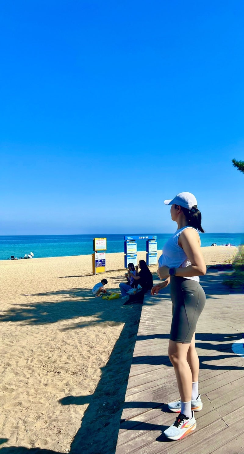 ♀️직접 뛰어본 강릉 경포호 러닝 코스 3곳 & 경포해변 마라톤 3코스 총정리｜4.4km부터 하프....