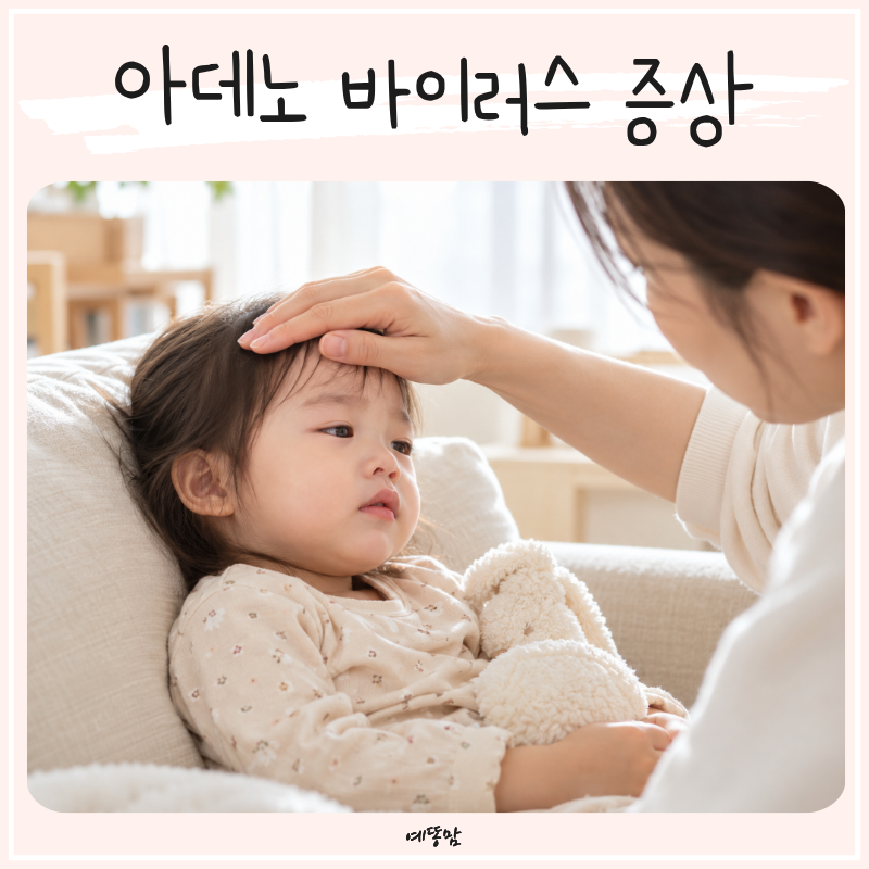 아기 아데노 바이러스 증상은? 고열 결막염 동반하는 눈꼽감기