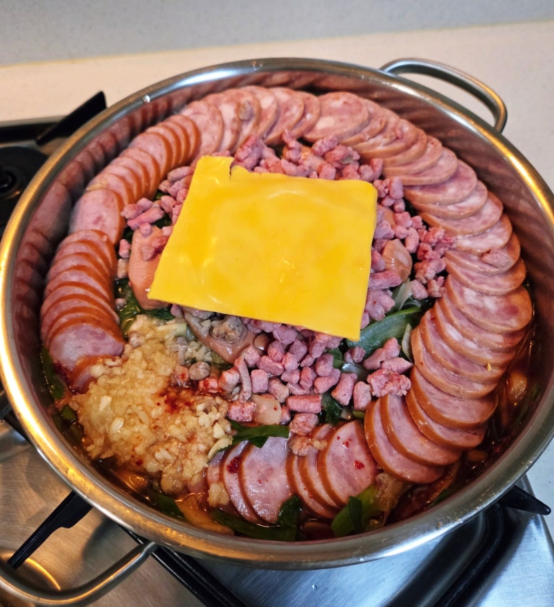 수원 부대찌개 맛집 이나경송탄부대찌개 웨이팅 대신 포장 후기