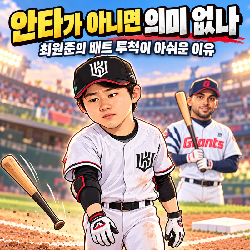 [KBO] 안타가 아니면 의미 없나…최원준의 배트 투척이 아쉬운 이유
