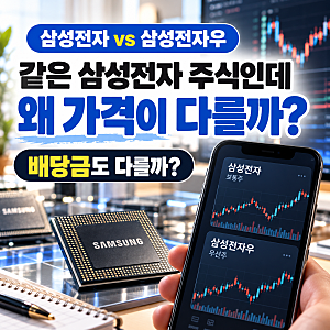 삼성전자우 주가, 삼성전자보다 싼 이유는? 배당금·우선주 차이까지