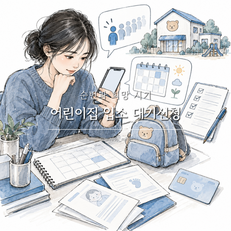 어린이집 입소 대기신청 방법, 입소대기 순번과 희망 시기