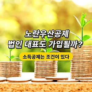 노란우산공제, 법인 대표도 가입할 수 있을까? 가입은 되는데 소득공제는 조건이 붙는다