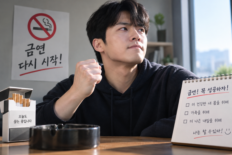 금연! 마지막으로 한 개만 이러지 말고 당장 시작해봤습니다! / 금연 3일차