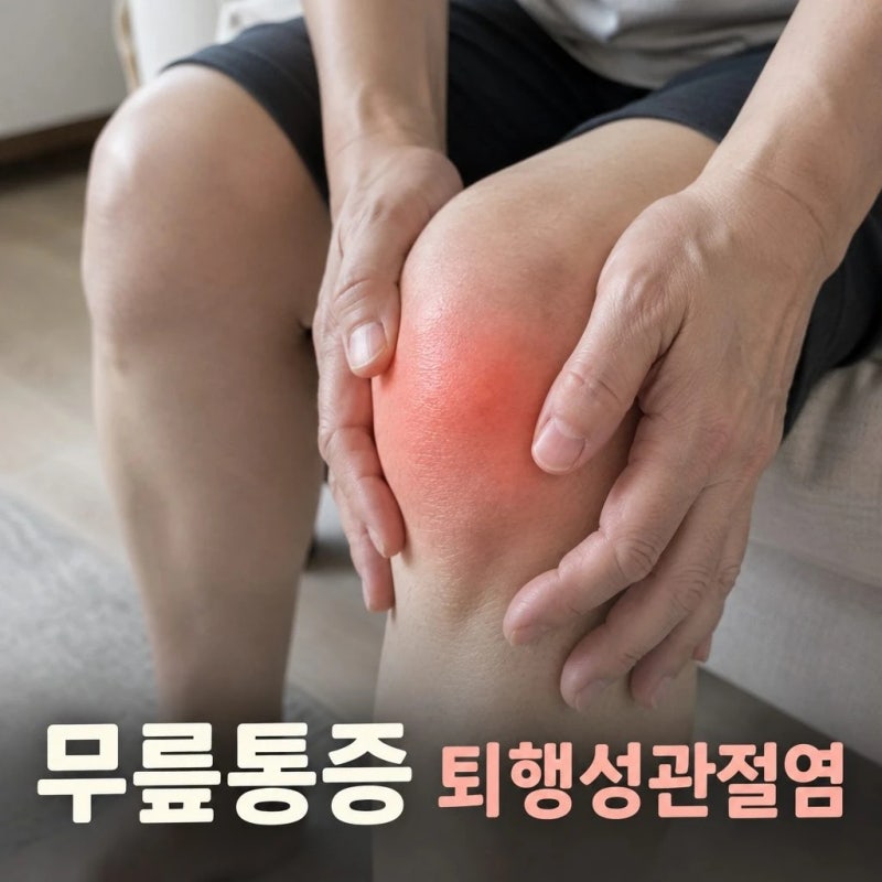 무릎통증 계속된다면? 무릎퇴행성관절염 증상과 원인 총정리