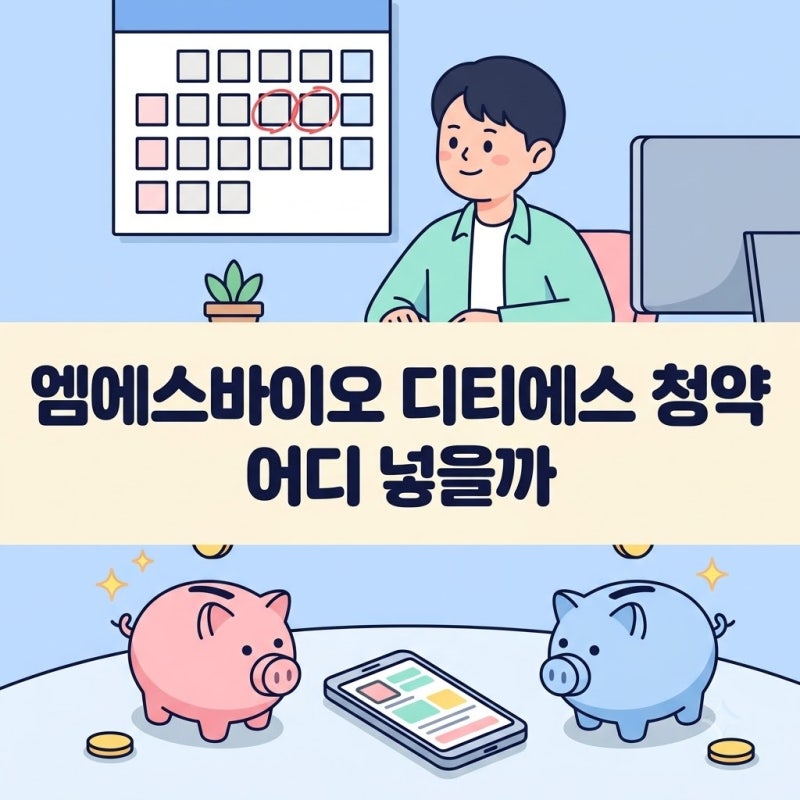 엠에스바이오 디티에스 청약, 어디 넣을까