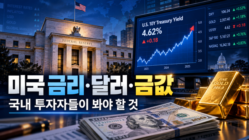 미국 금리·달러·금값 관련 주요 뉴스｜10월 국내 투자자들이 반드시 봐야 할 것