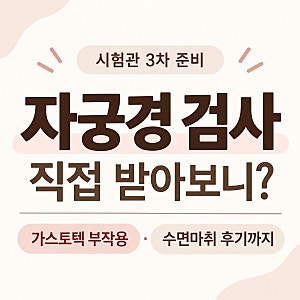시험관 자궁경 검사 후기｜가스토텍 부작용부터 수면마취 과정까지