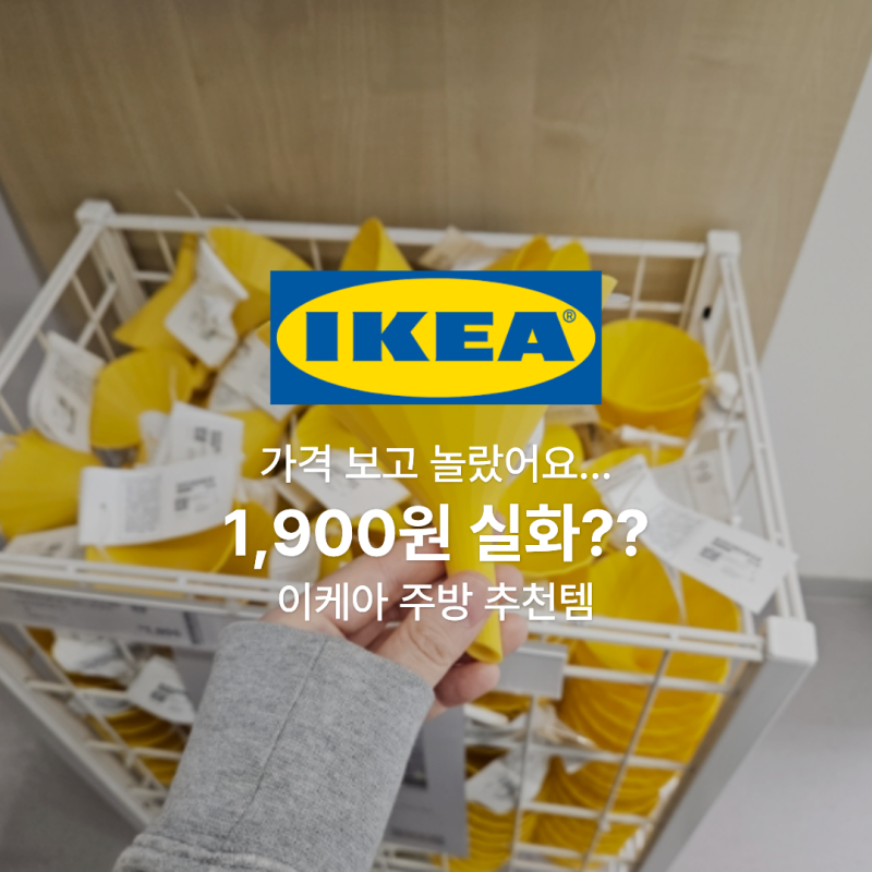 1,900원 실화? 가격 보고 놀란 이케아 주방 추천템