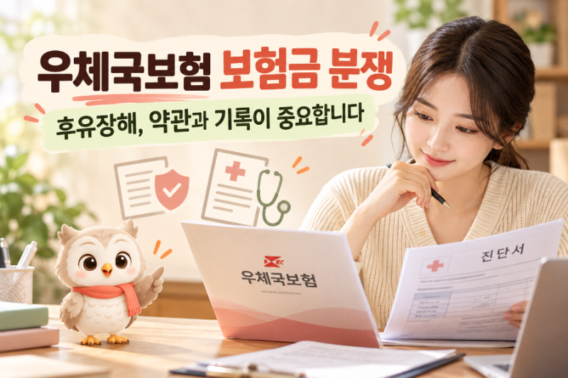 우체국보험 보험금 분쟁조정, 금감원과 창구가 달라요