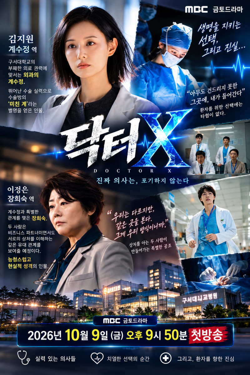 닥터X 하얀 마피아의 시대 몇부작? 김지원 등장인물·인물관계도·원작·OTT 총정리