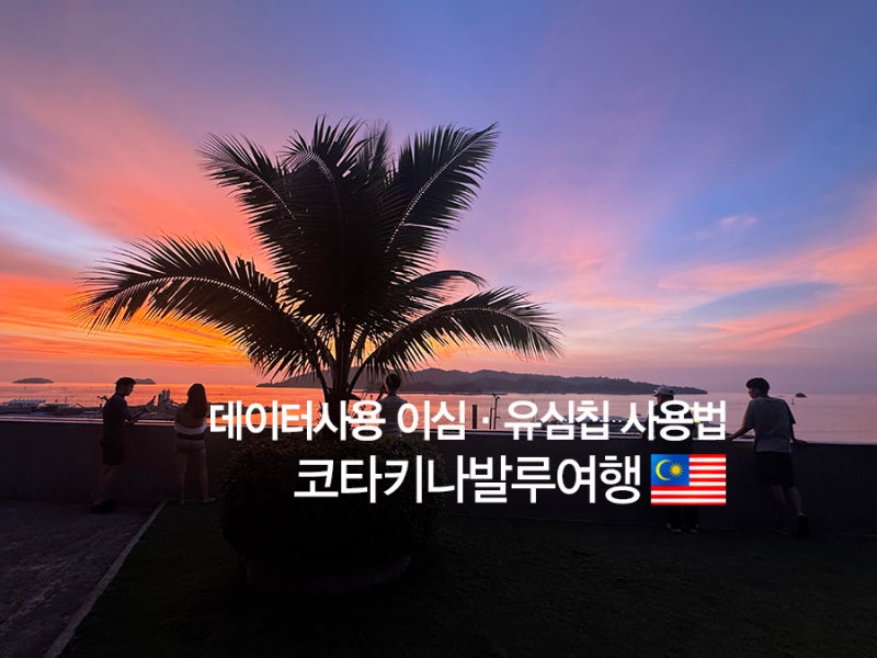 말레이시아 코타키나발루 eSIM 말톡 이심 -아이폰 사용+ 나무커머스 유심칩 -갤럭시 설치방법