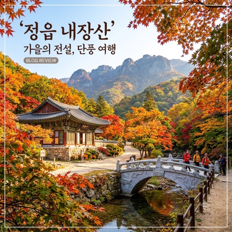 2026 내장산 단풍 절정 시기! 단풍터널·케이블카 코스 & 주차장 꿀팁 총정리