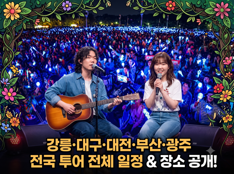 2026 악뮤 콘서트 소문의 낙원! 투어 일정 및 지방 공연(강릉 등) 예매 정보 & 티켓팅 꿀팁 총....