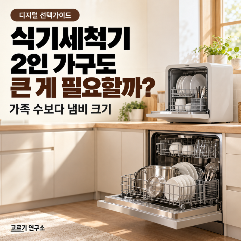 2인가구 용 ㅣ식기세척기 6인용 vs 12·14인용