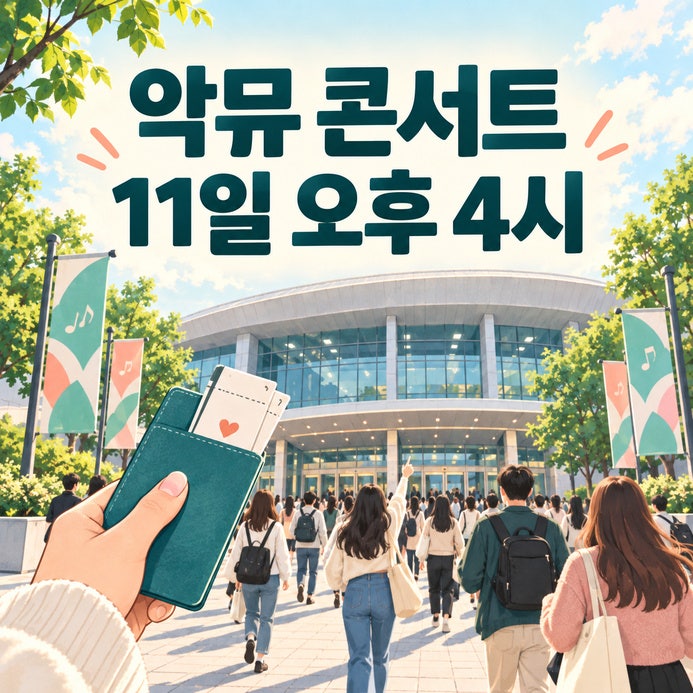 악뮤 콘서트 11일 시간·가격, 현장 수령 준비