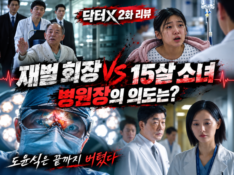 닥터X 2화, 김지원이 병원장에게 던진 한마디…15살 소녀의 수술