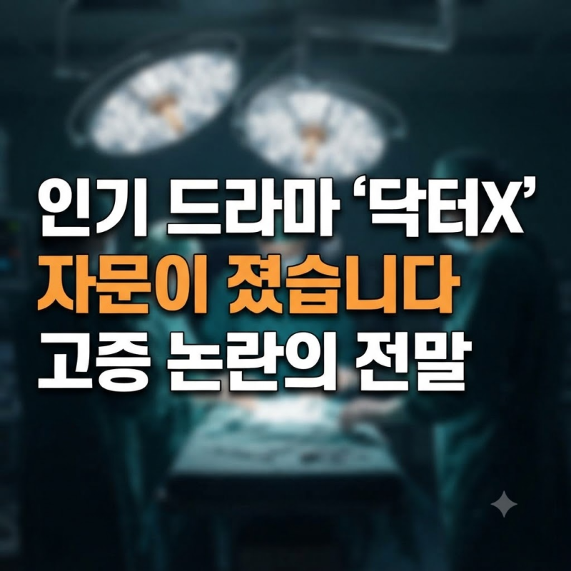 의학 고증 논란 터진 '닥터X', 알고 보니 자문 의사가 남긴 반전 한마디