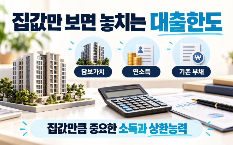 연봉 5000만원 주담대 한도 총정리: DSR 40% 계산법과 4억 가능 여부