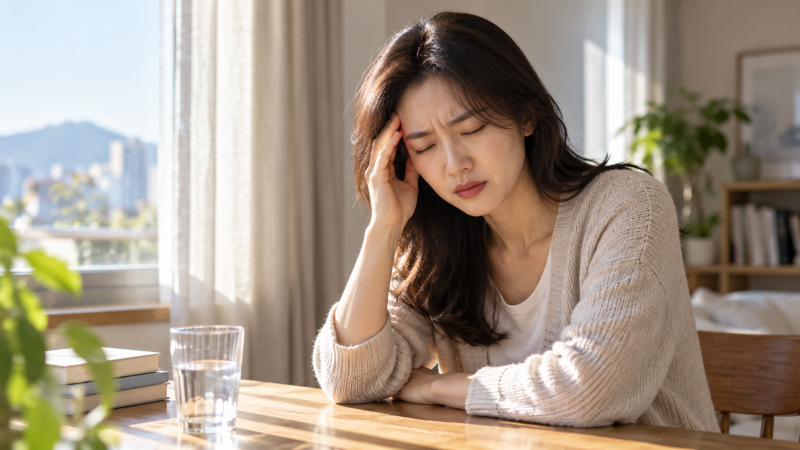머리가 욱신거리고 눈까지 아프다면? 편두통 증상부터 전조증상·원인·치료법까지 알아야 ....
