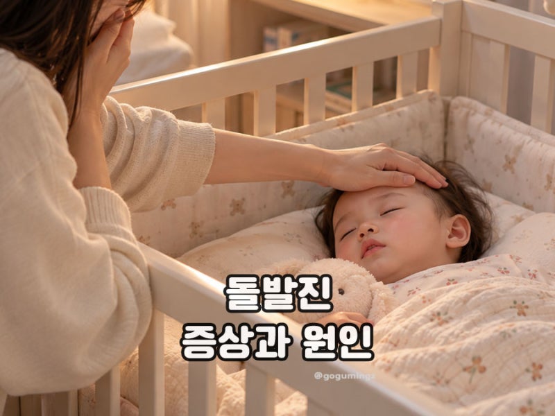 고열 뒤 아기 돌발진 열꽃 증상 원인 전염은?