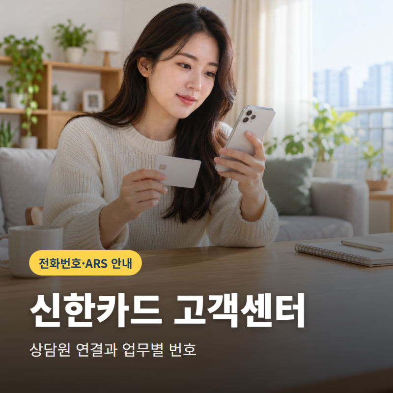 신한카드 고객센터 상담원 연결, 대표번호와 업무시간은?