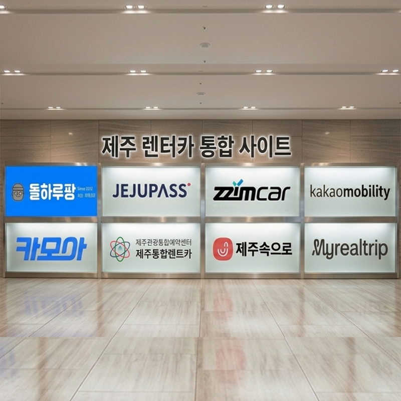 제주도 렌트카 완전정복 - 1. 통합비교 플랫폼
