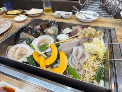 시흥횟집 싱싱수산시장에서 국물조개찜과 모듬회 후기