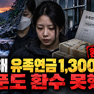 '계곡살인' 이은해, 유족연금 1,300만원 받고도 환수 0원? 충격적인 이유