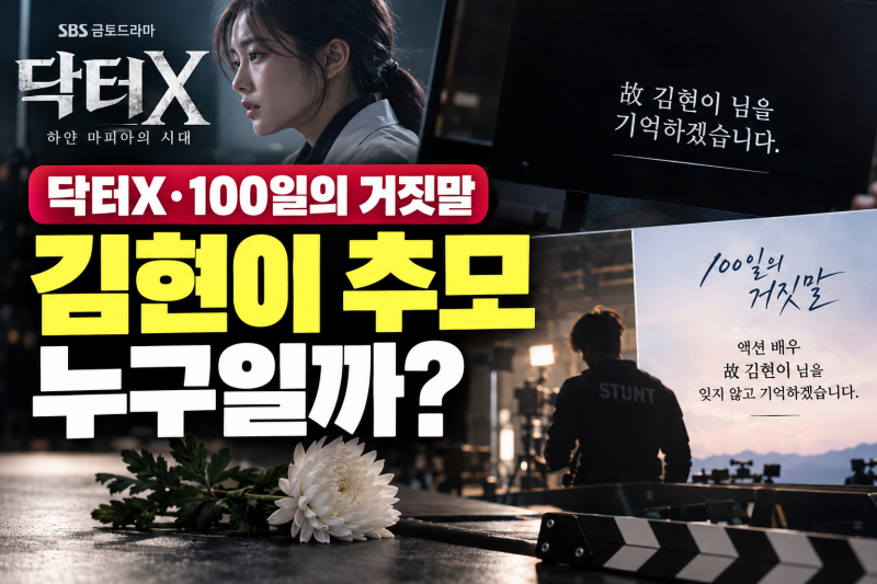 닥터X 김현이 추모, 누구길래? 액션 배우 사망 소식과 엔딩 자막 의미