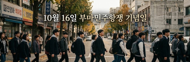 10월 16일 <b>부마민주항쟁</b> 기념일 의미와 역사 2026 행사 일정 총정리
