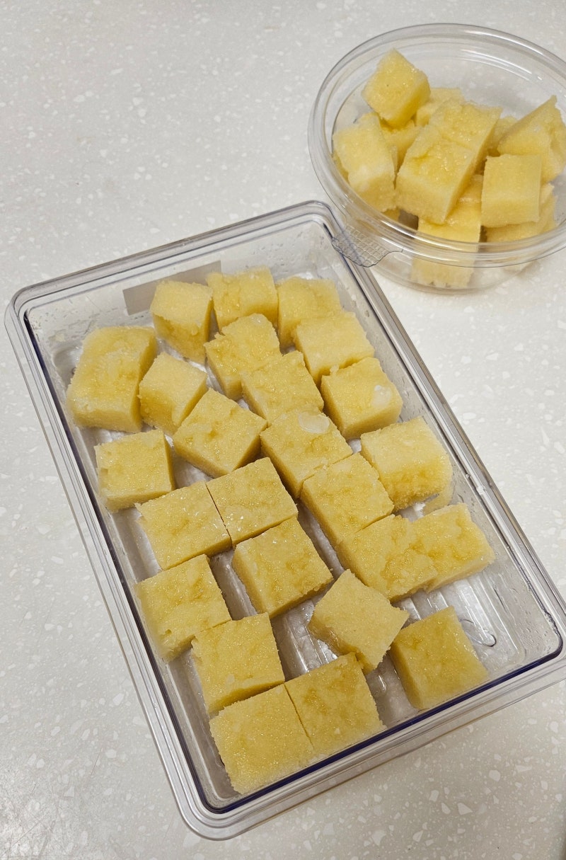 다진마늘 냉동보관 20년째 쓰는 큐브 소분법