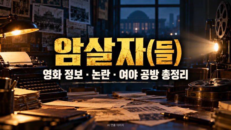 영화 ‘암살자(들)’ 총정리: 작품 정보부터 역사 왜곡 논란, 여야 공방이 확산된 이유까지