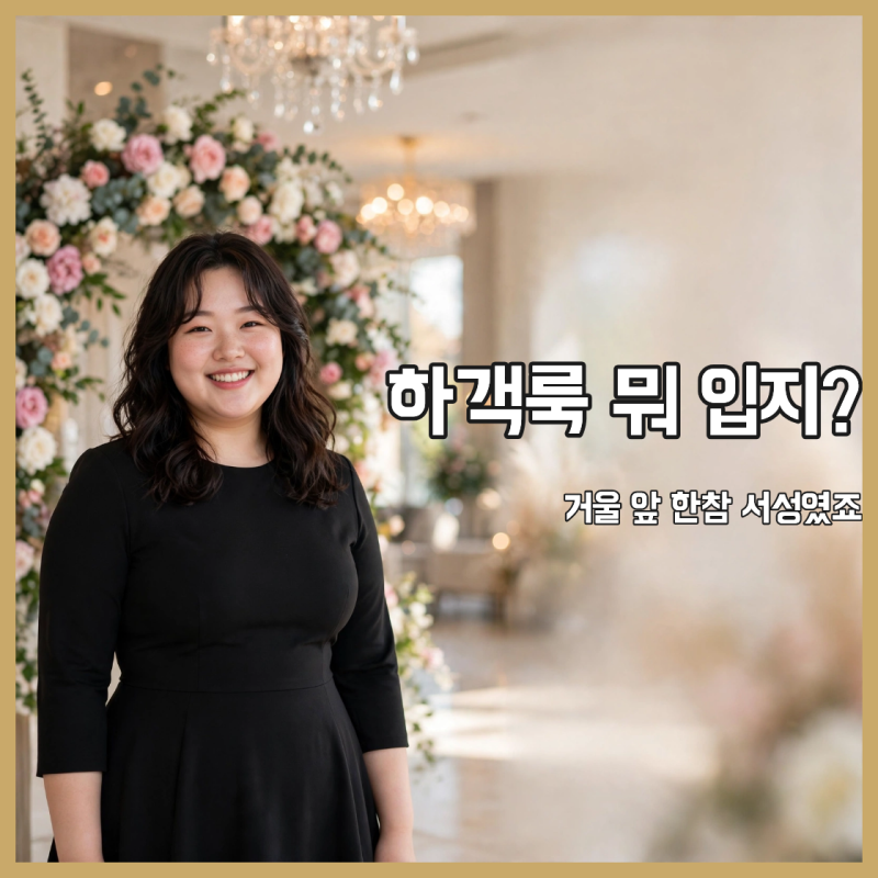 통통녀 20대 빅사이즈 하객룩 추천, 체형별 핏 고르는 법
